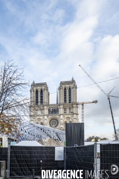 Prépartion Réouverture de Notre-Dame de Paris