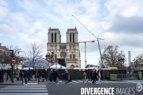 Prépartion Réouverture de Notre-Dame de Paris