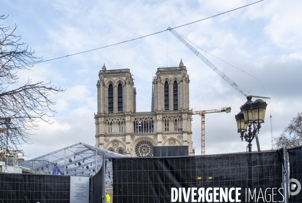 Prépartion Réouverture de Notre-Dame de Paris