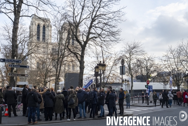 Prépartion Réouverture de Notre-Dame de Paris