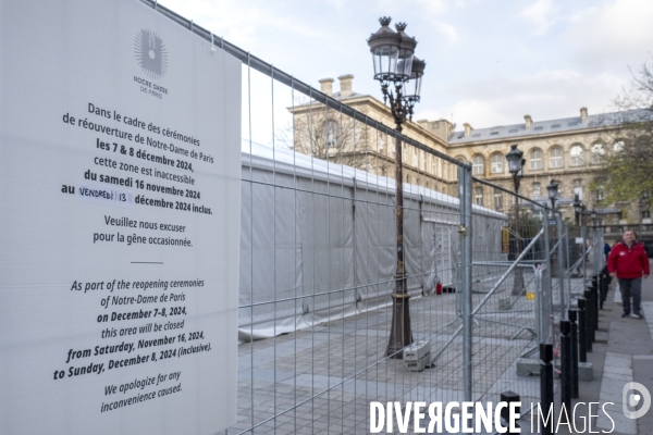 Prépartion Réouverture de Notre-Dame de Paris