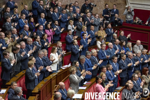 Assemblee Nationale Jour de motion  de censure