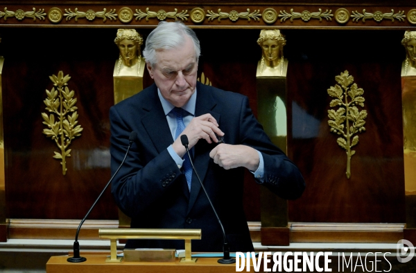 Assemblee Nationale /Censure du gouvernement Barnier