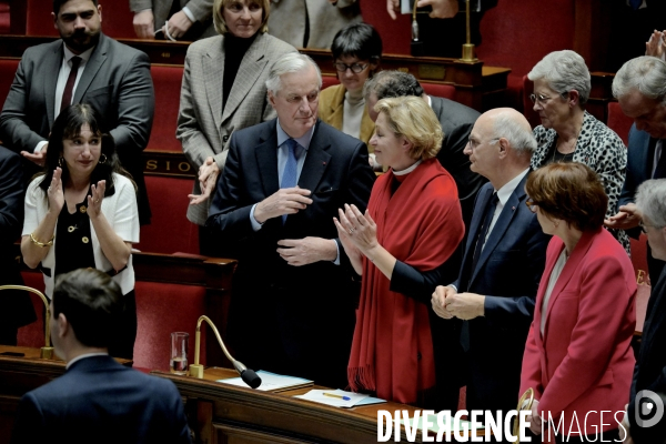 Assemblee Nationale /Censure du gouvernement Barnier