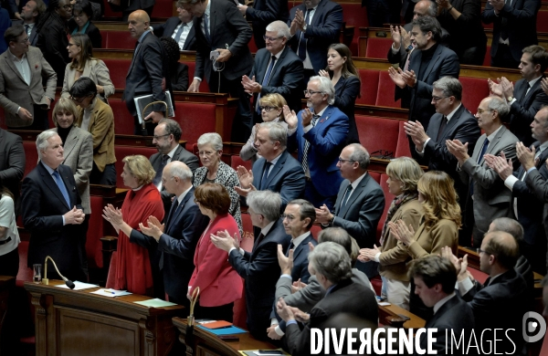 Assemblee Nationale /Censure du gouvernement Barnier