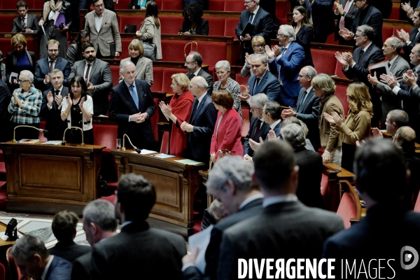 Assemblee Nationale /Censure du gouvernement Barnier