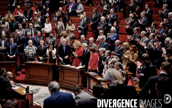 Assemblee Nationale /Censure du gouvernement Barnier