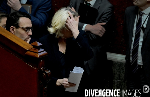 Assemblee Nationale / Motions de censure du gouvernement Barnier