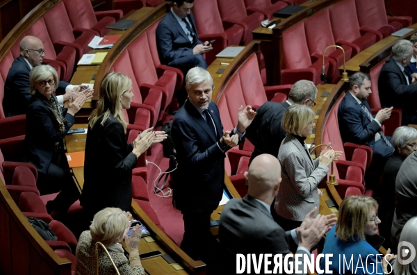 Assemblee Nationale /Censure du gouvernement Barnier
