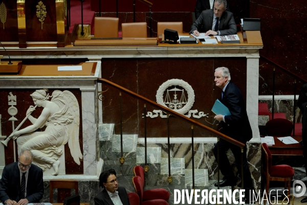 Assemblee Nationale /Censure du gouvernement Barnier