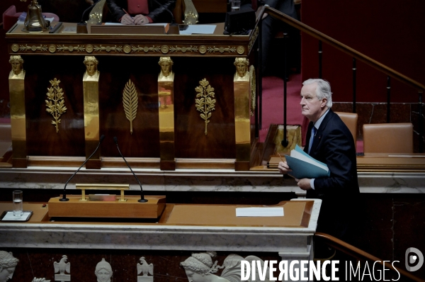 Assemblee Nationale /Censure du gouvernement Barnier