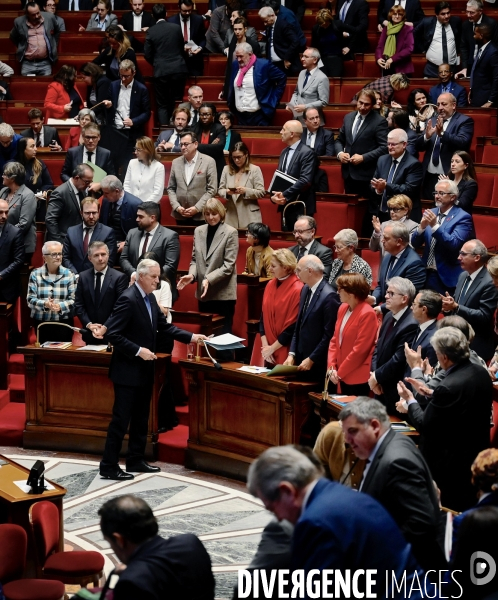 Assemblee Nationale /Censure du gouvernement Barnier