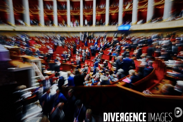 Assemblee Nationale /Censure du gouvernement Barnier