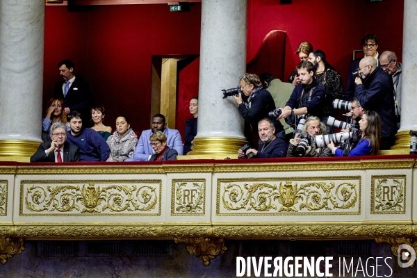 Assemblee Nationale Jour de motion  de censure