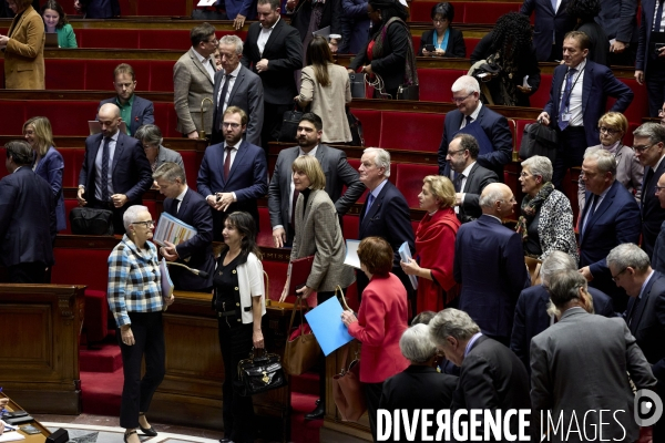 Assemblee Nationale Jour de motion  de censure