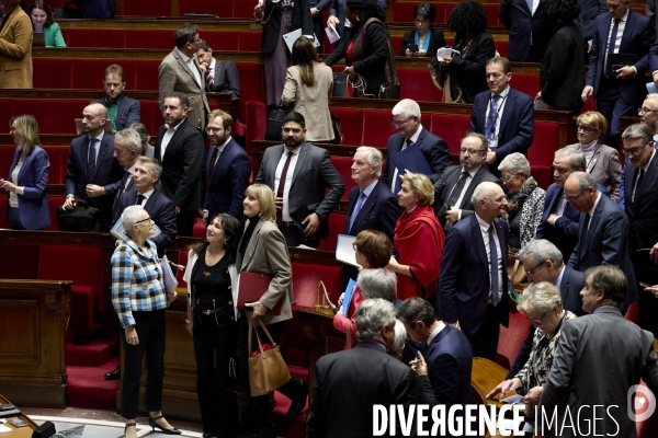 Assemblee Nationale Jour de motion  de censure