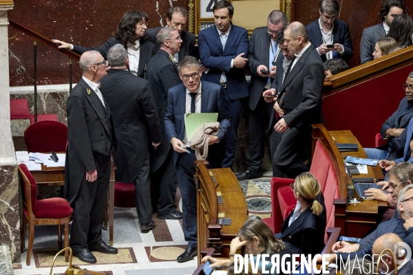 Assemblee Nationale Jour de motion  de censure