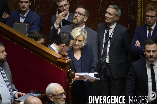 Assemblee Nationale Jour de motion  de censure