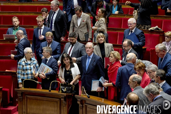 Assemblee Nationale Jour de motion  de censure