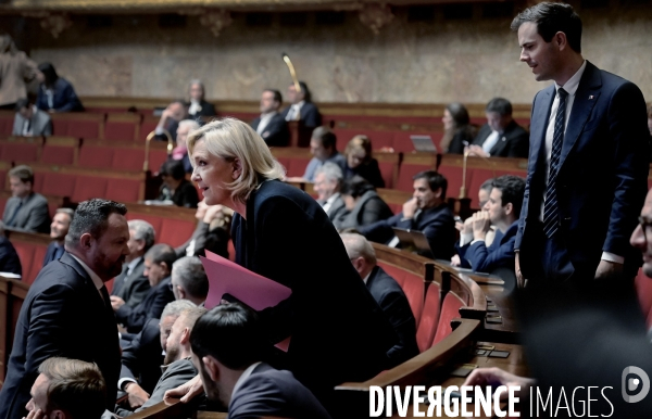 Assemblee Nationale /Censure du gouvernement Barnier