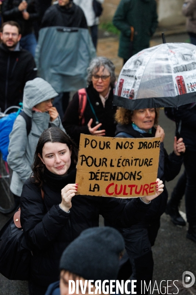 Manifestation pour la défense des services publics à Nantes