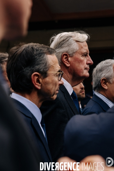 Michel Barnier et Bruno Retailleau en visite à Menton et Vintimille