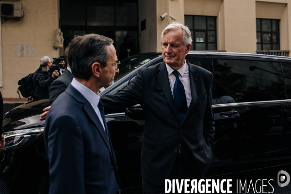 Michel Barnier et Bruno Retailleau en visite à Menton et Vintimille