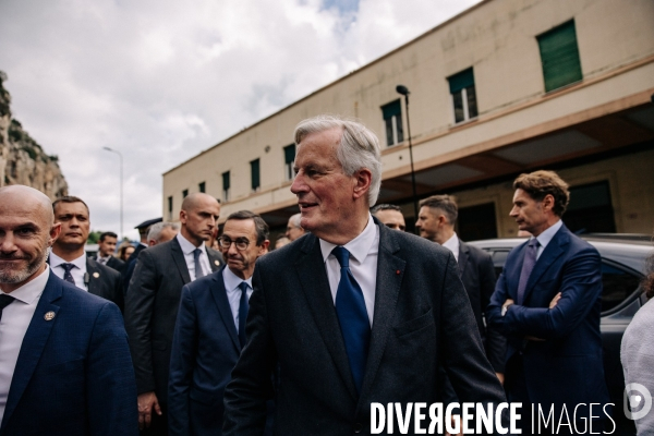 Michel Barnier et Bruno Retailleau en visite à Menton et Vintimille