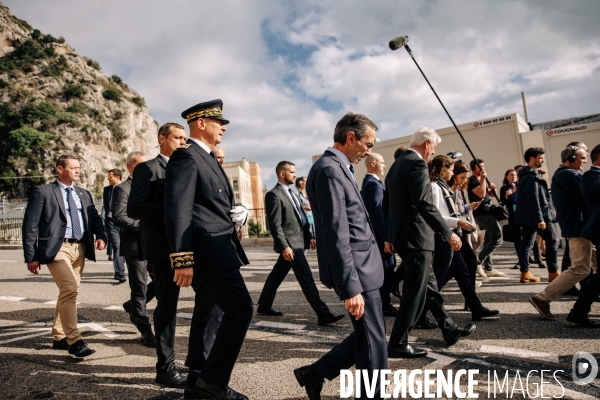 Michel Barnier et Bruno Retailleau en visite à Menton et Vintimille