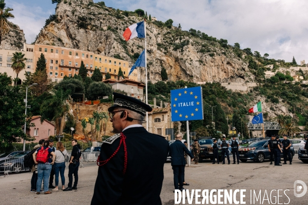 Michel Barnier et Bruno Retailleau en visite à Menton et Vintimille