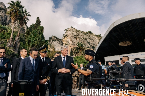 Michel Barnier et Bruno Retailleau en visite à Menton et Vintimille