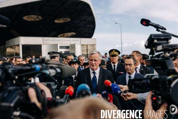 Michel Barnier et Bruno Retailleau en visite à Menton et Vintimille