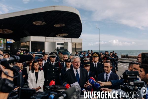 Michel Barnier et Bruno Retailleau en visite à Menton et Vintimille