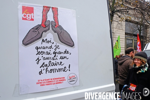 Manifestation pour la defense des services publics