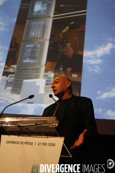 L architecte jean nouvel gagnant du concours pour la tour signal a la defense