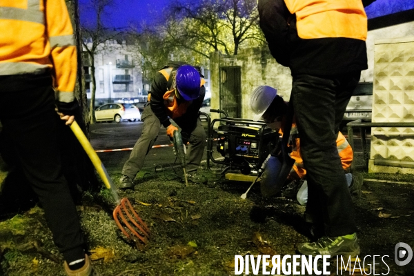 Ici on débitume, ailleurs on bétonne