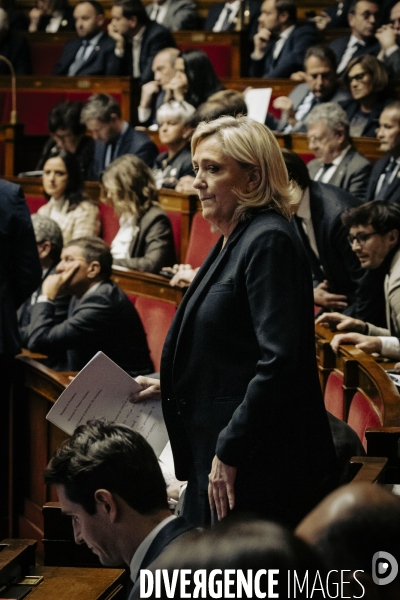 Motions de censure déposées par le NFP et le RN