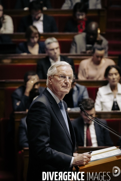 Motions de censure déposées par le NFP et le RN