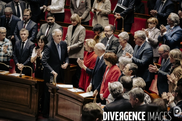 Motions de censure déposées par le NFP et le RN