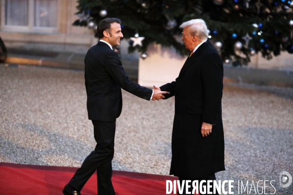 Elysee: macron recoit trump et zelensky