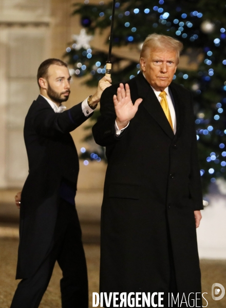 Elysee: macron recoit trump et zelensky
