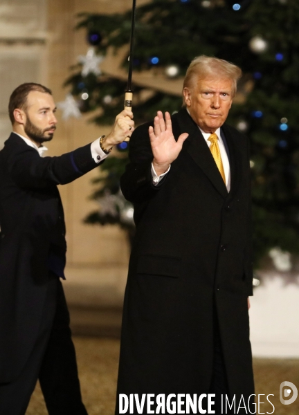 Elysee: macron recoit trump et zelensky