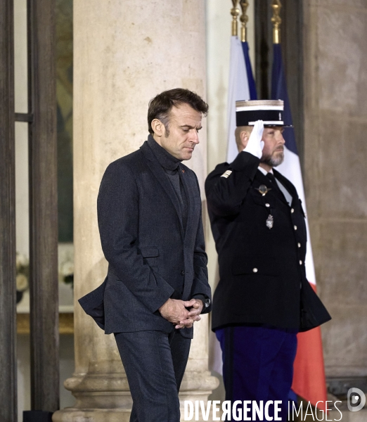 Emmanuel Macron , president de la republique