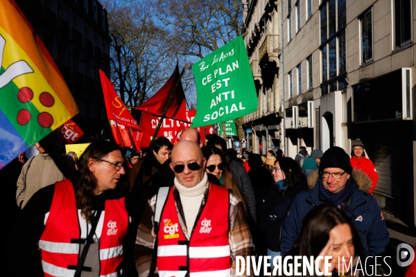 Manifestation pour l emploi et l industrie à Nantes