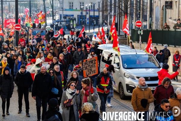 Manifestation pour l emploi et l industrie à Nantes
