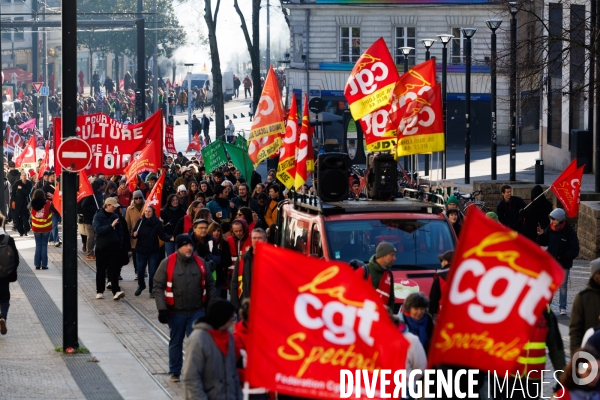 Manifestation pour l emploi et l industrie à Nantes