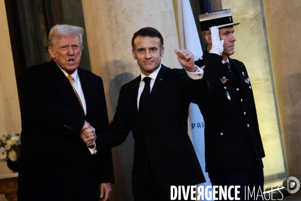 Rencontre macron - trump - zelensky