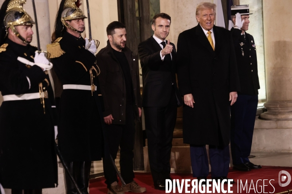 Rencontre macron - trump - zelensky