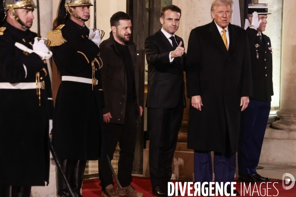 Rencontre macron - trump - zelensky