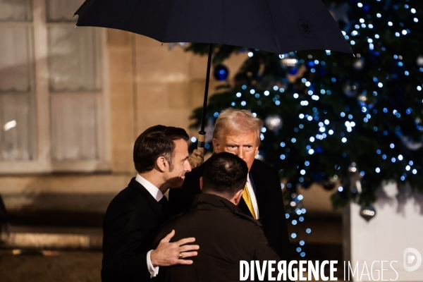 Rencontre macron - trump - zelensky